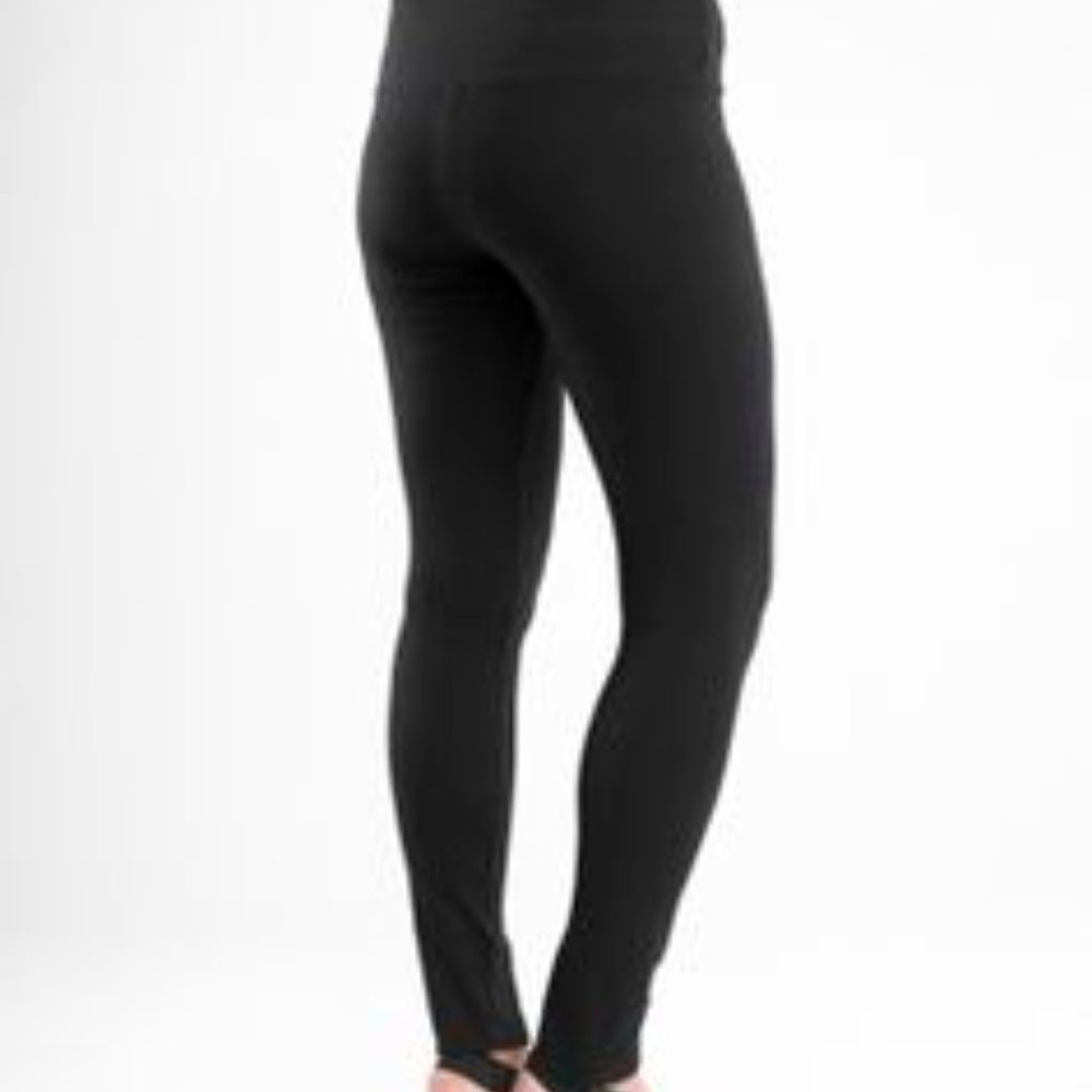 Ankle Leggings with Lace Inset